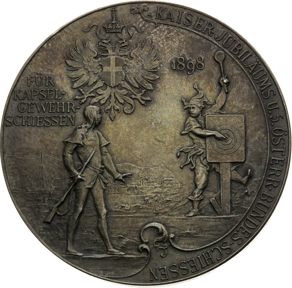 Silver Medal 1898 - back