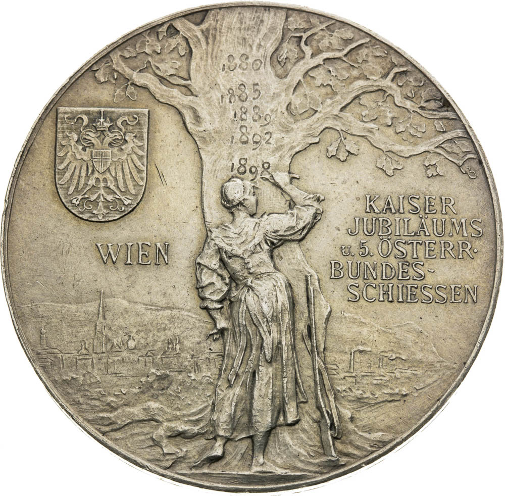 Silver Medal 1898 - back