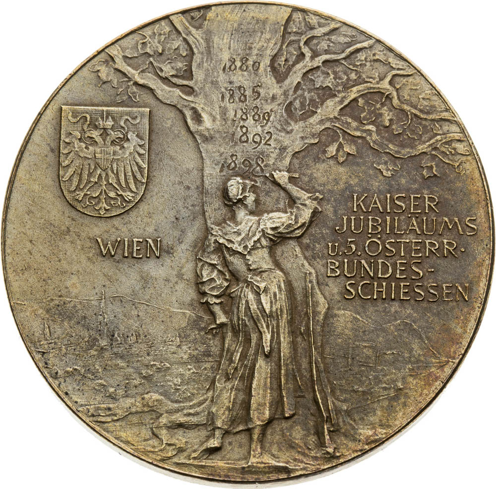 Bronze Medal 1898 - back