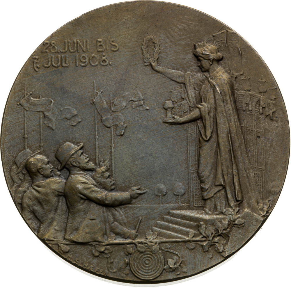 Medal 1908 - back
