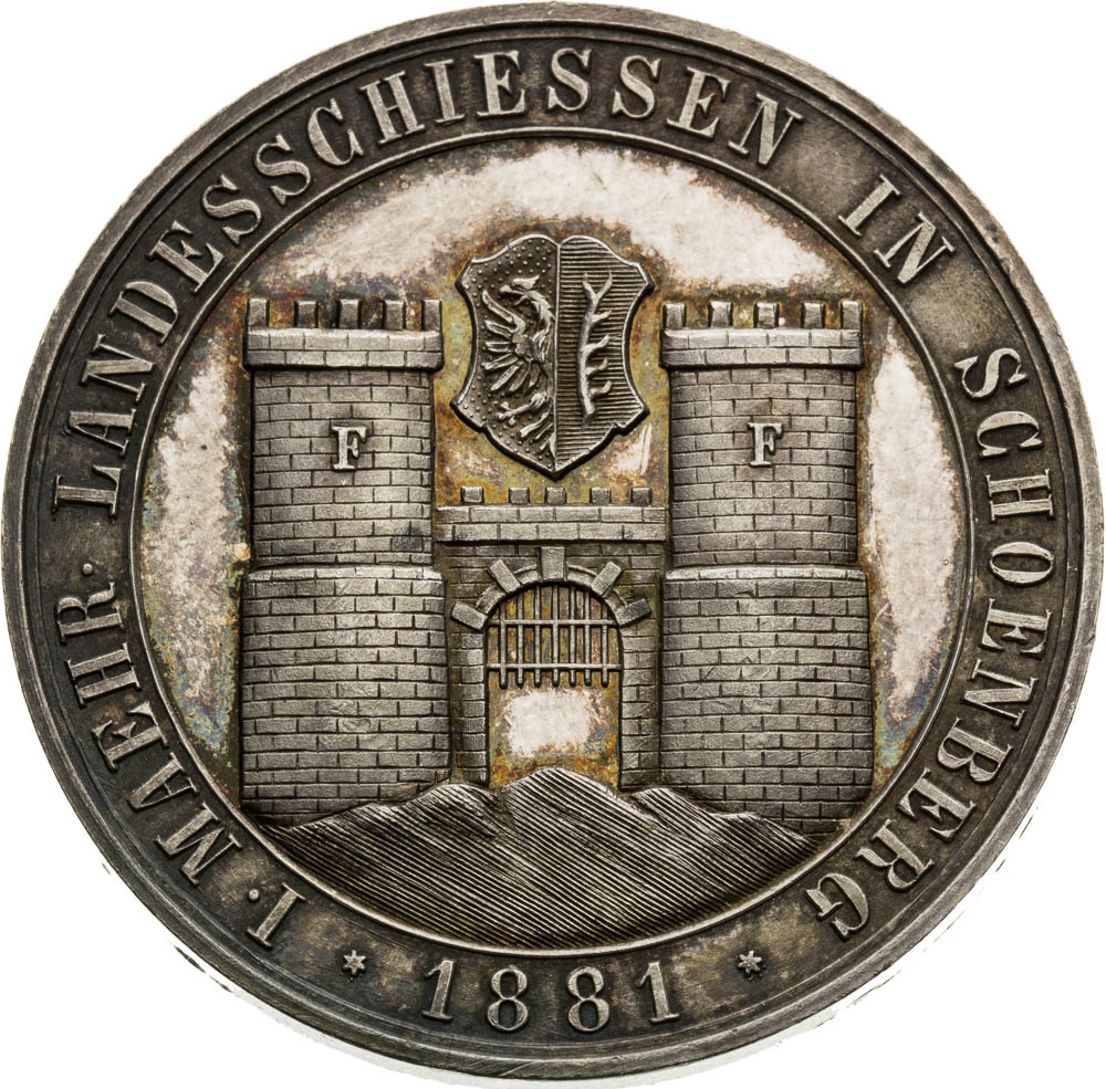 Silver Medal 1881 - front
