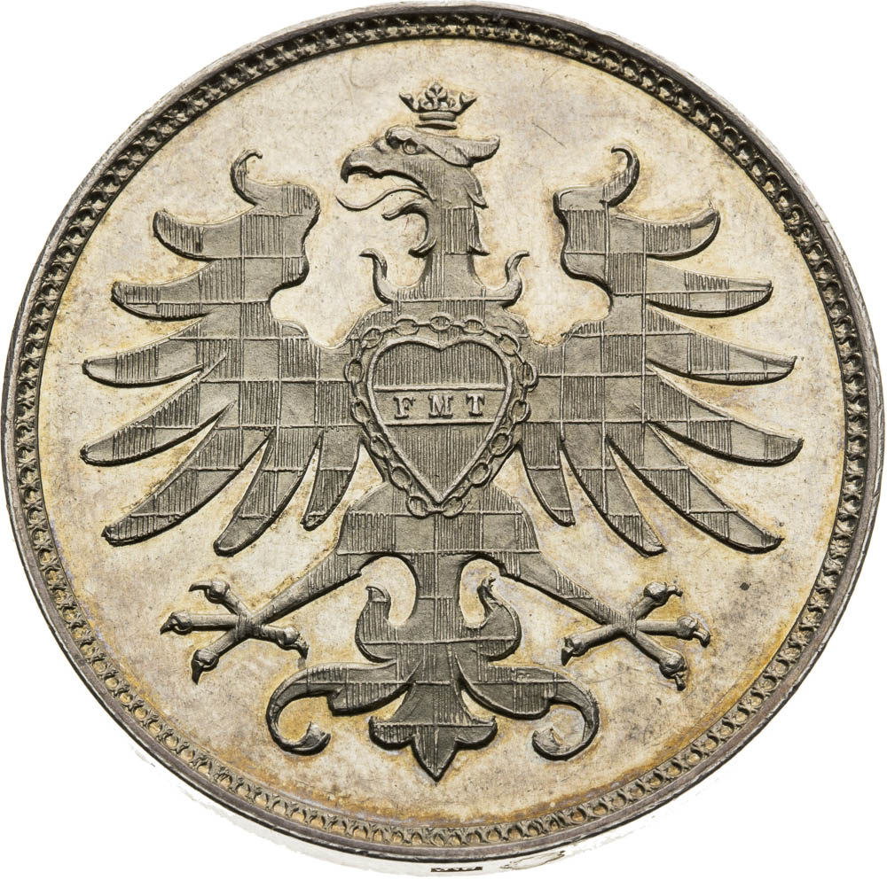 Silver Medal 1884 (2 Gulden) - front