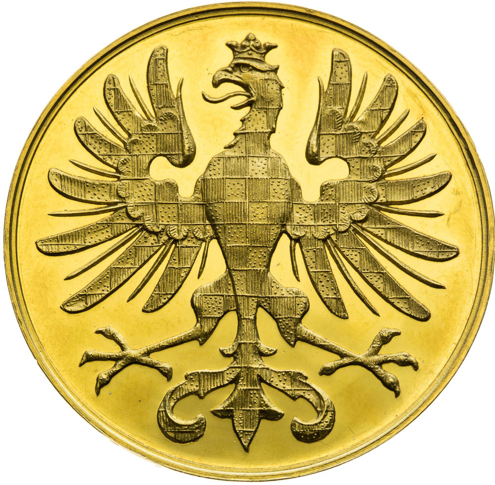 Gold Medal 1891 (4 Ducats) - front