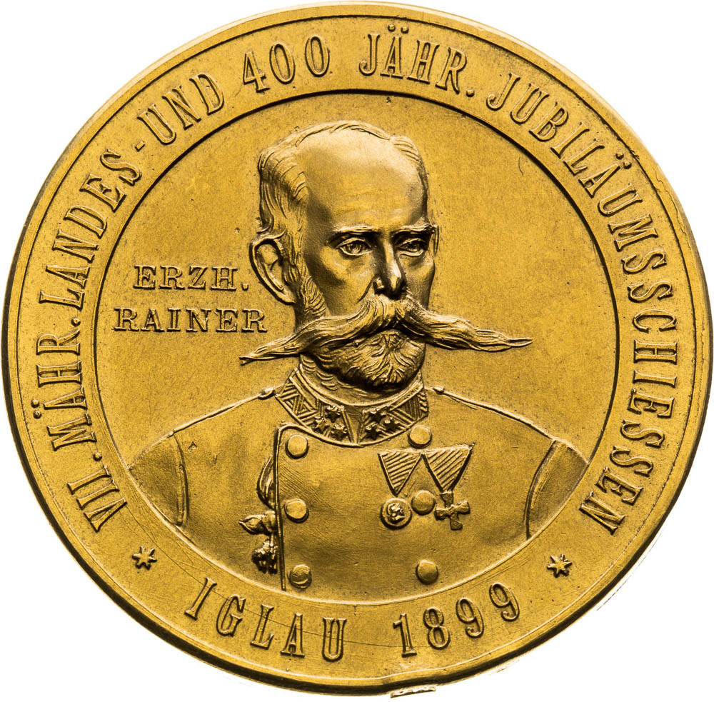 Gold Medal 1899 (4 Ducats) - front