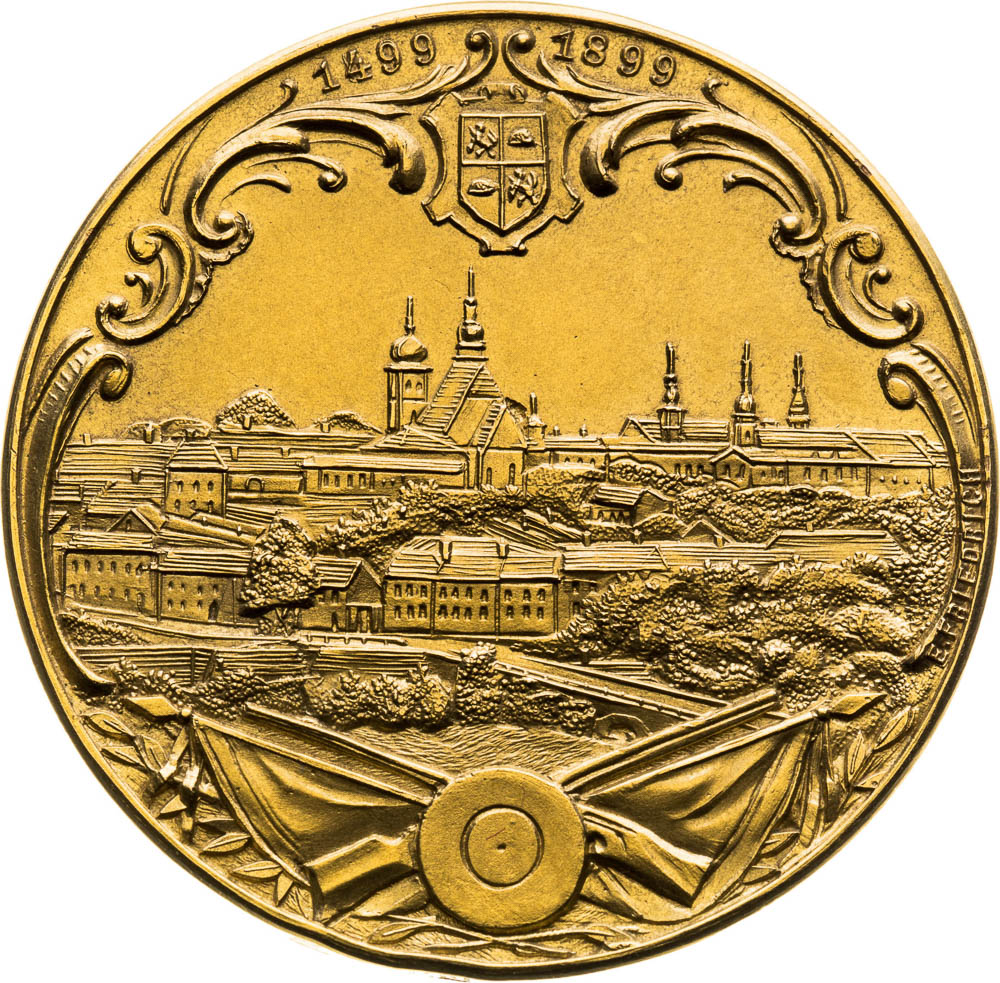 Gold Medal 1899 (4 Ducats) - back