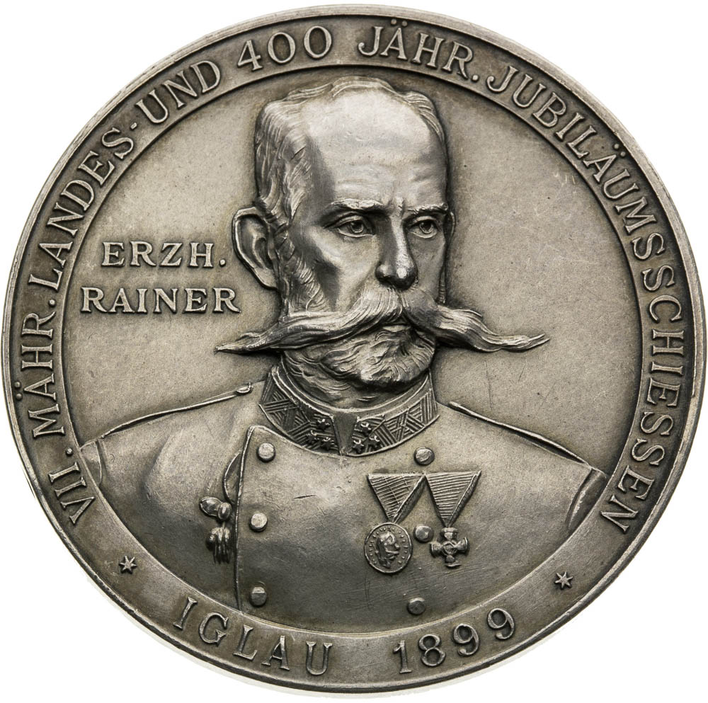 Silver Medal 1899 (2 Gulden) - front