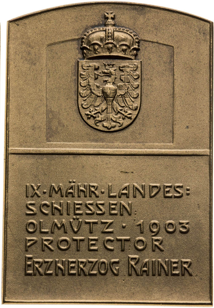 Medal (Plaque) 1903 - back