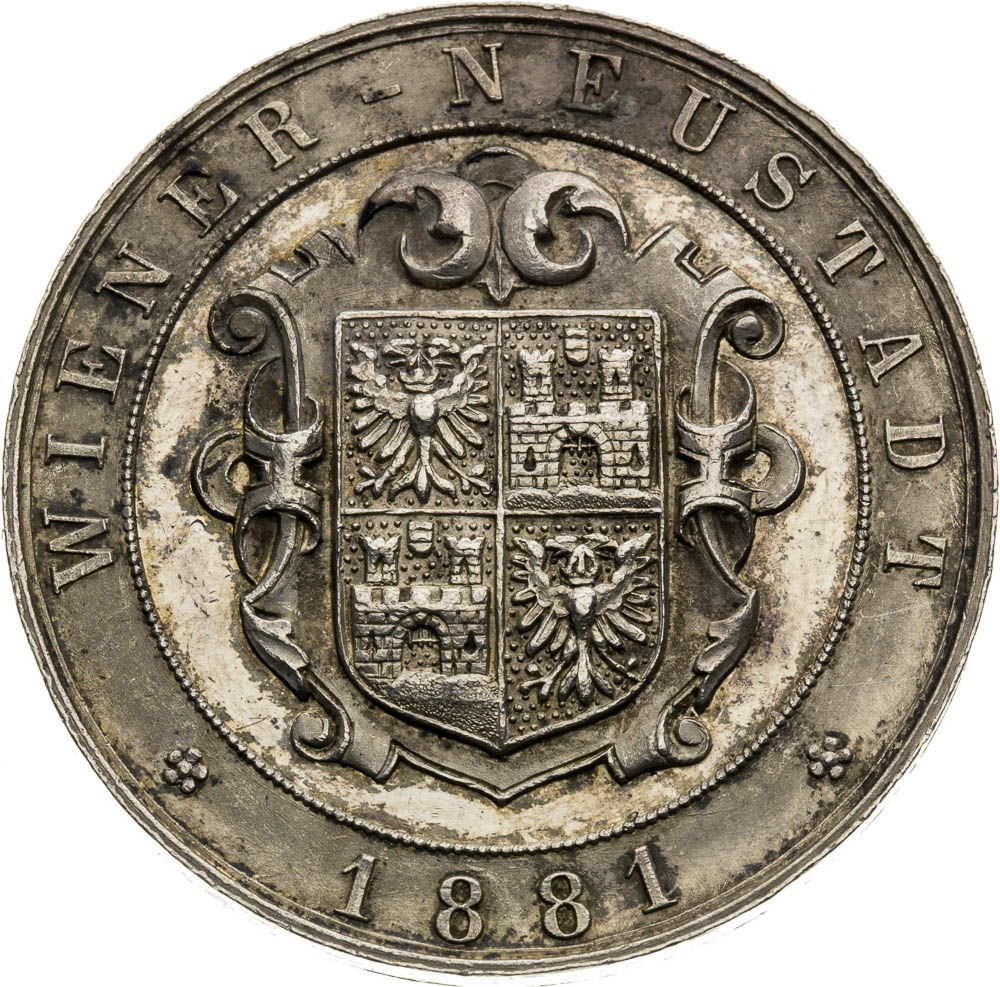 Silver Medal 1881  - front