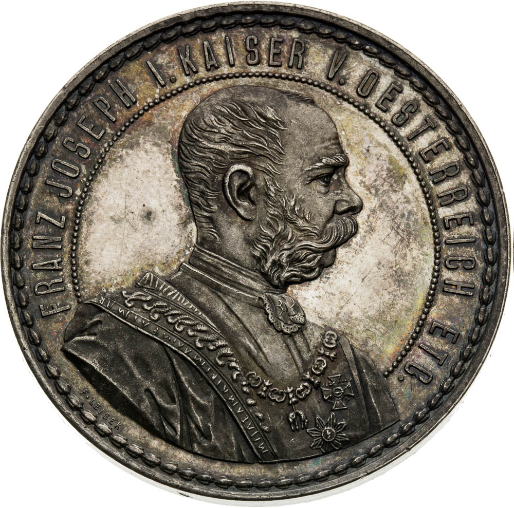 Silver Medal 1888 (2 Gulden) - front