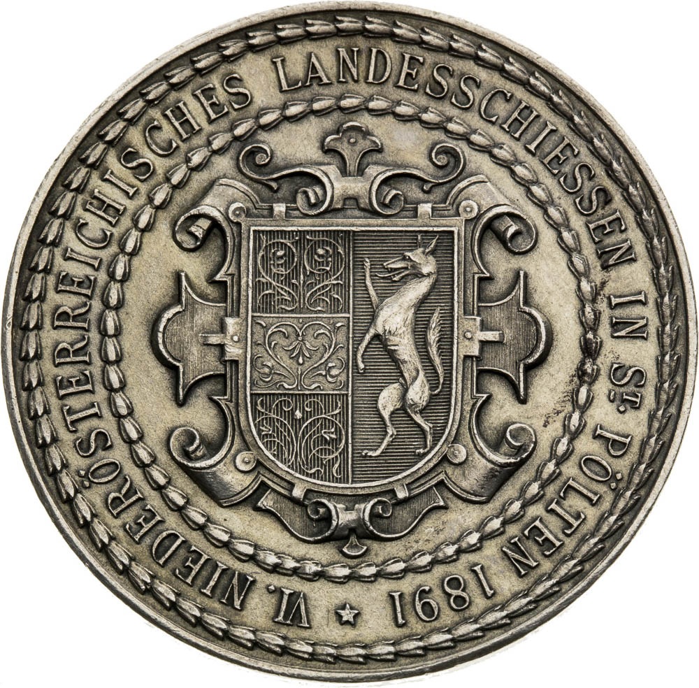 Silver Medal 1891 - back