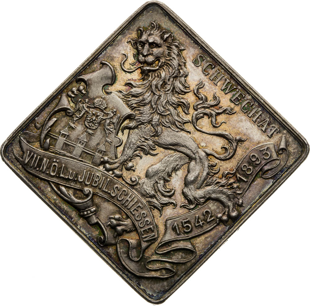 Silver Medal 1893 (Clipe) - back