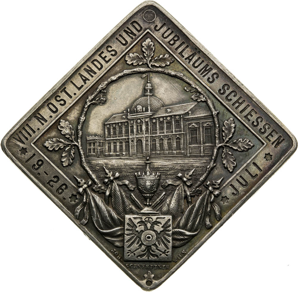 Silver Medal 1896 (Clipe) - back