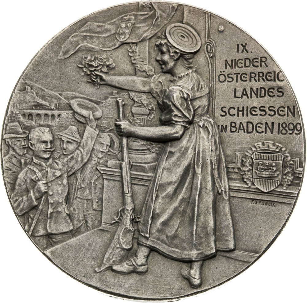 Silver Medal 1899 - back