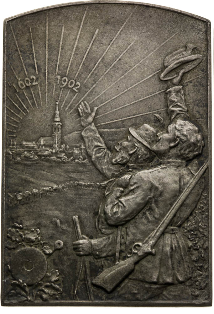 Silver Medal 1902 (Plaque) - front