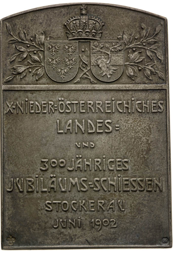 Silver Medal 1902 (Plaque) - back