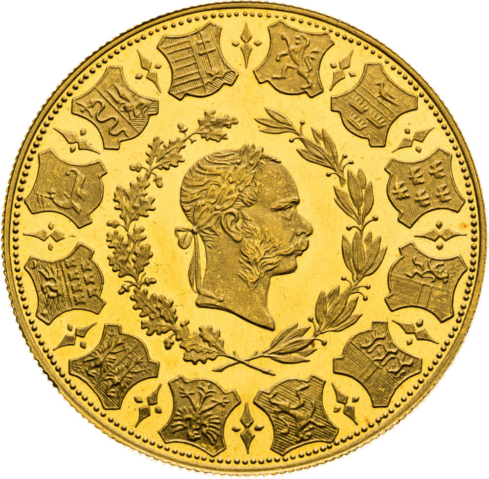 Gold Medal 1873/1973 (4 Ducat) - front
