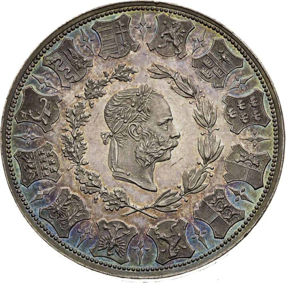Silver Medal 1873 (2 Gulden) - front