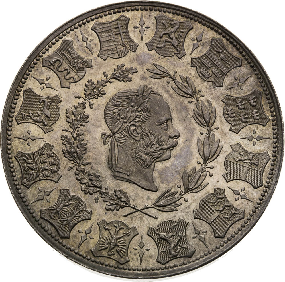 Silver Medal 1873 (2 Gulden) - front