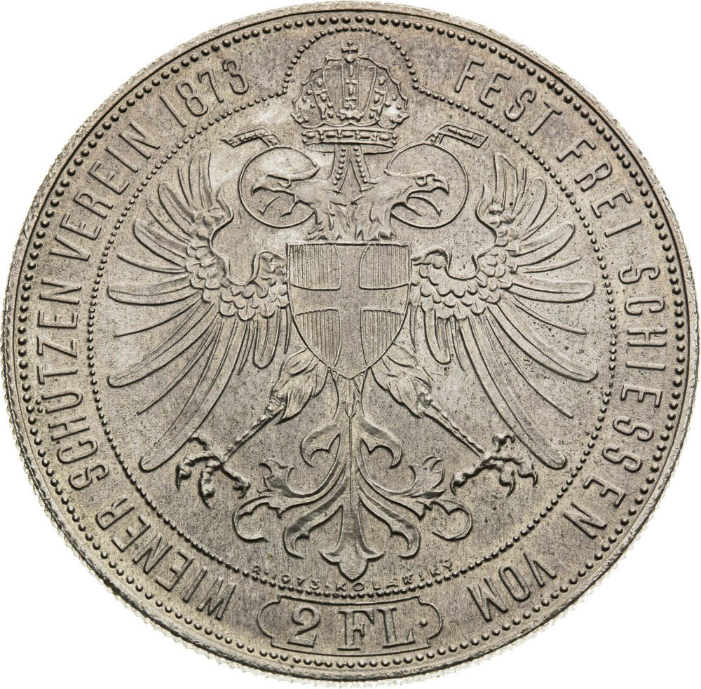 Silver Medal 1873/1973 (2 Gulden) - back