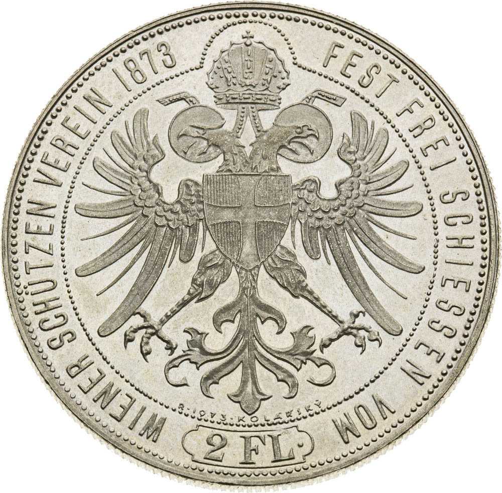 Silver Medal 1873/1973 (2 Gulden) - back