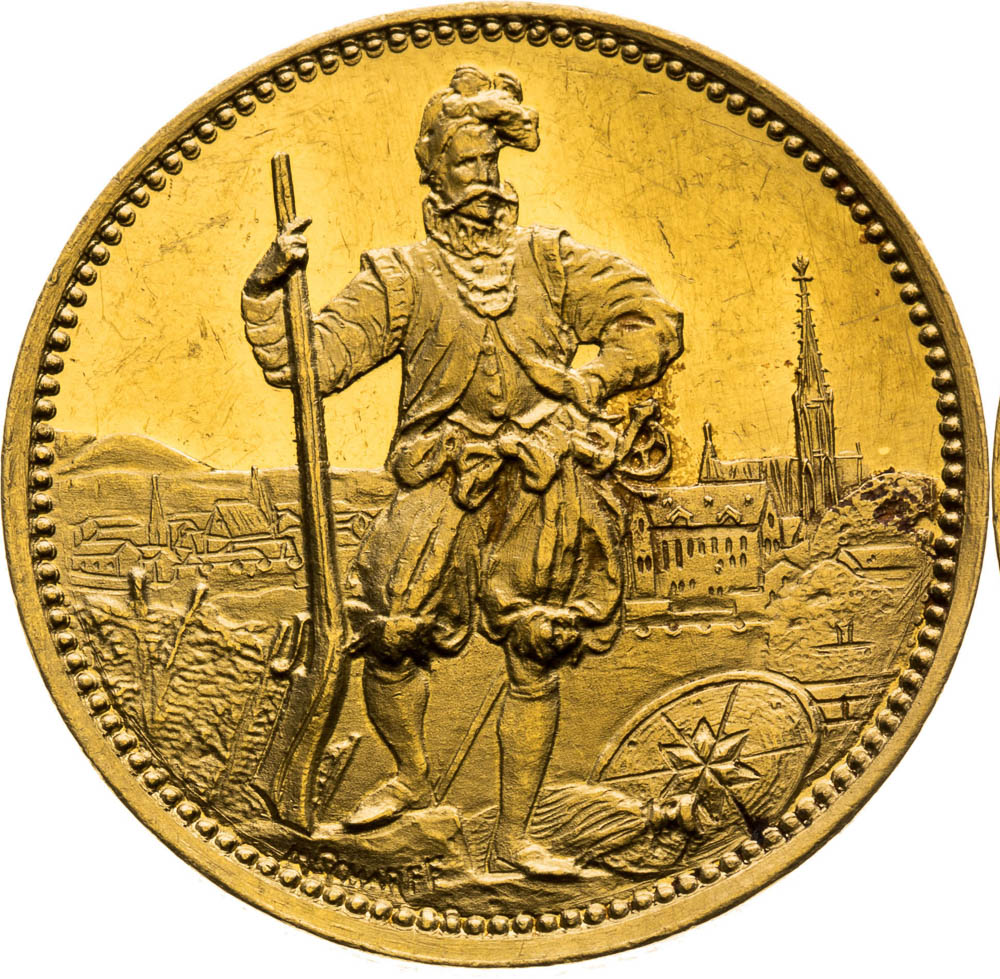 Gold Medal 1883 (2 Ducats) - front