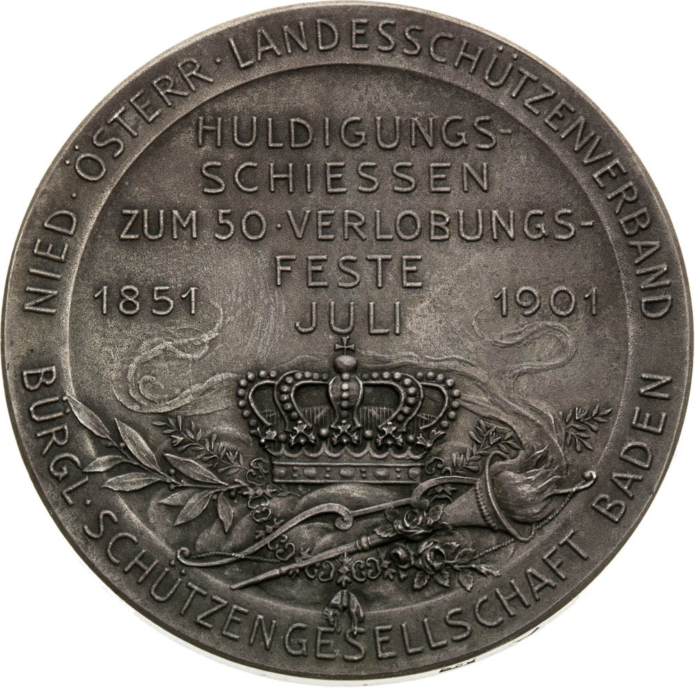 Silver Medal 1901 - back