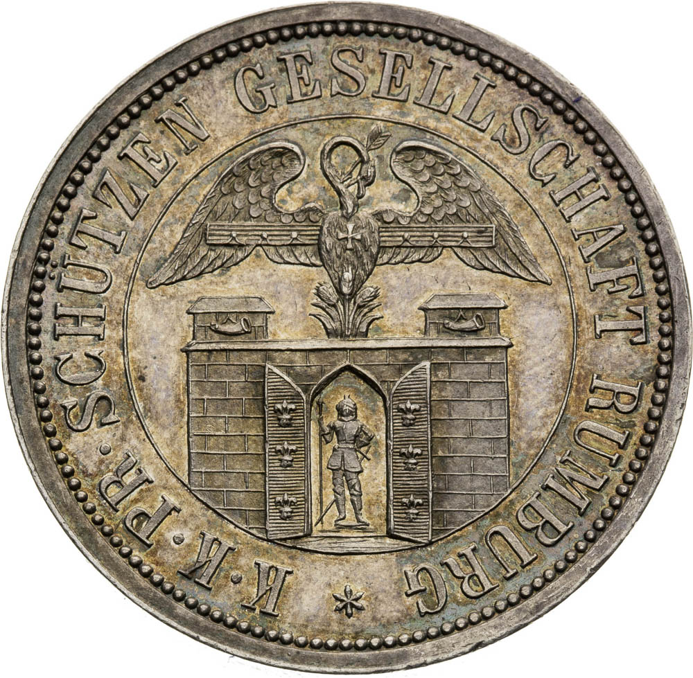 Silver Medal 1872 (Gulden) - back