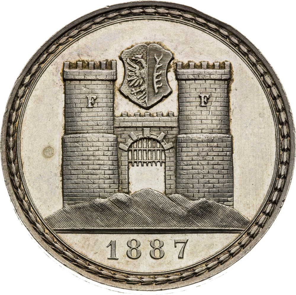 Silver Medal 1887 - front