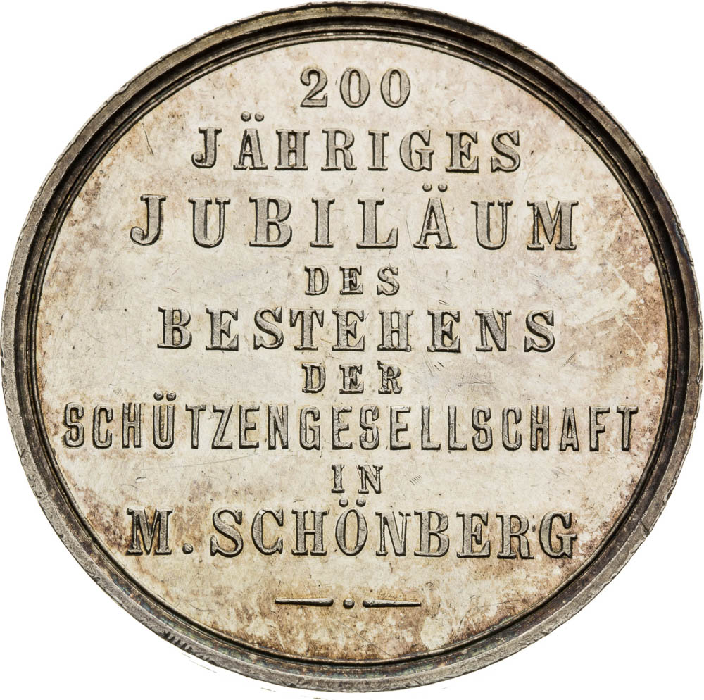 Silver Medal 1887 - back