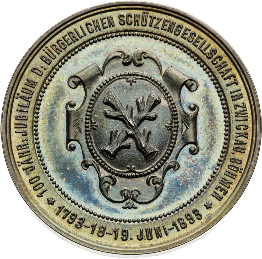 Silver Medal 1893 - back
