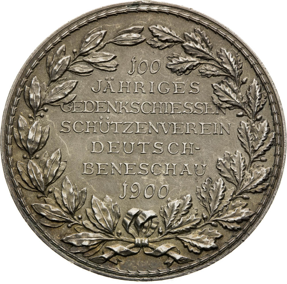 Silver Medal 1900 - back