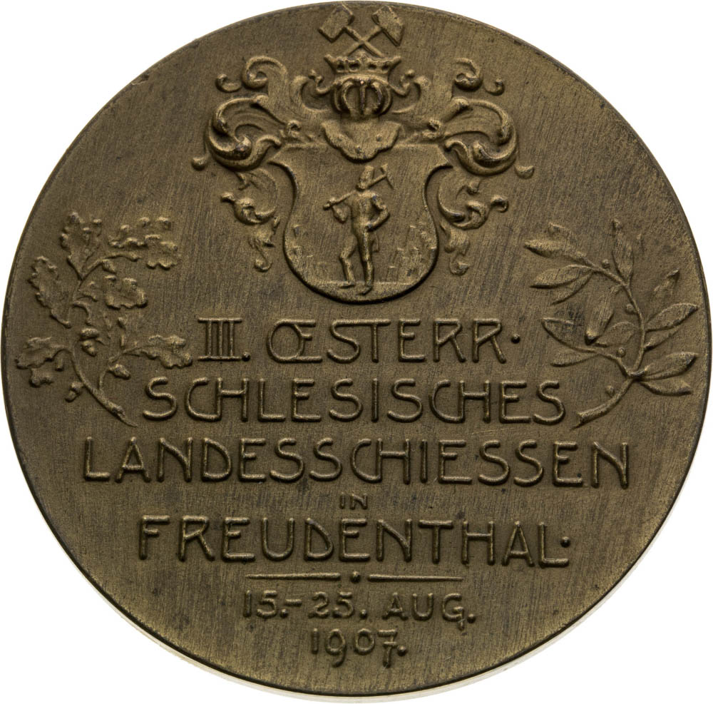 Bronze Medal 1907 - back