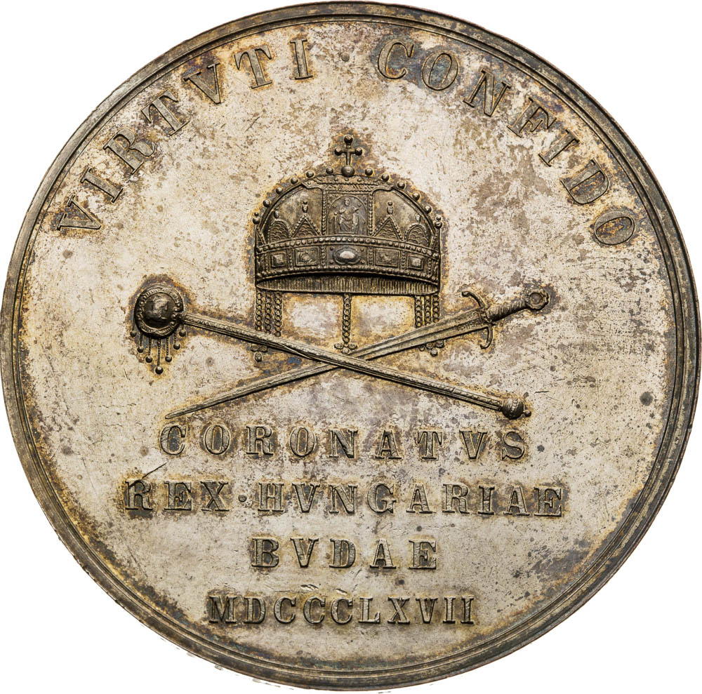 Silver Medal 1867 - back
