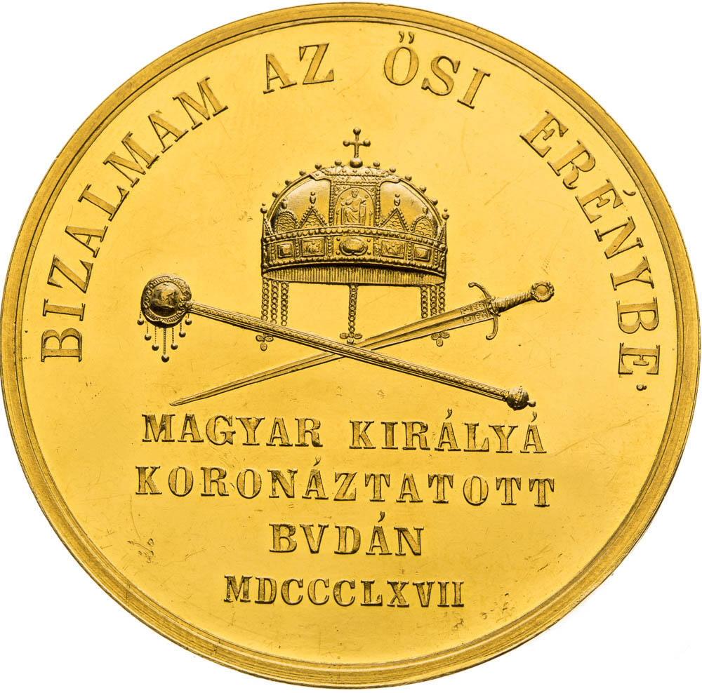 Gold Medal 1867 (15 Ducats) - back