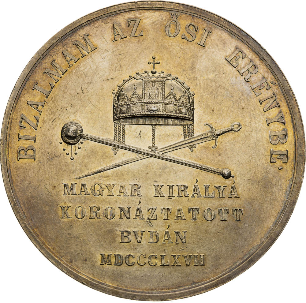 Silver Medal 1867 - back