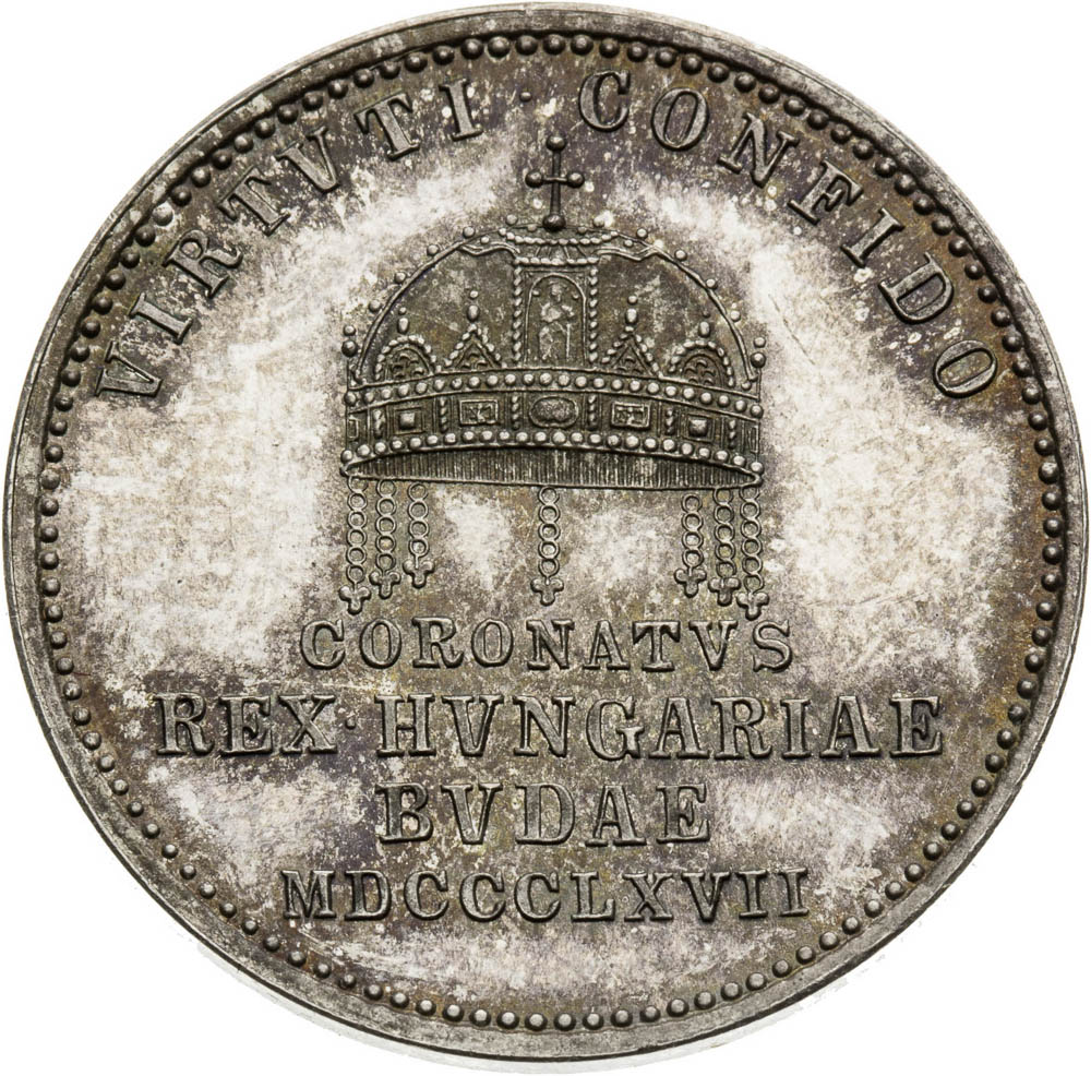 Silver Token 1867 - back