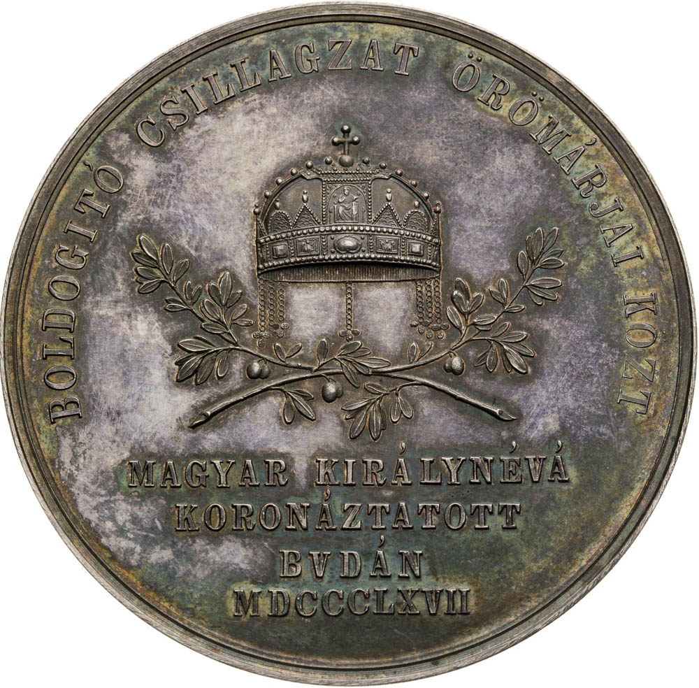 Silver Medal 1867 - back