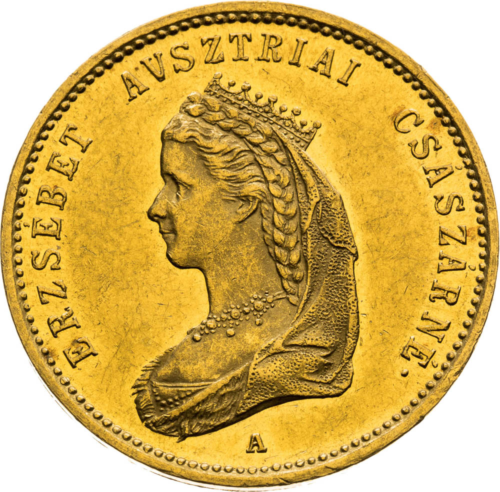 Gold Token 1867 (1 3/4 Ducats) - front