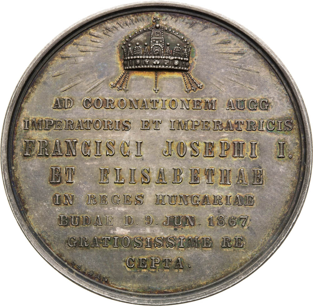 Silver Medal 1867 - front