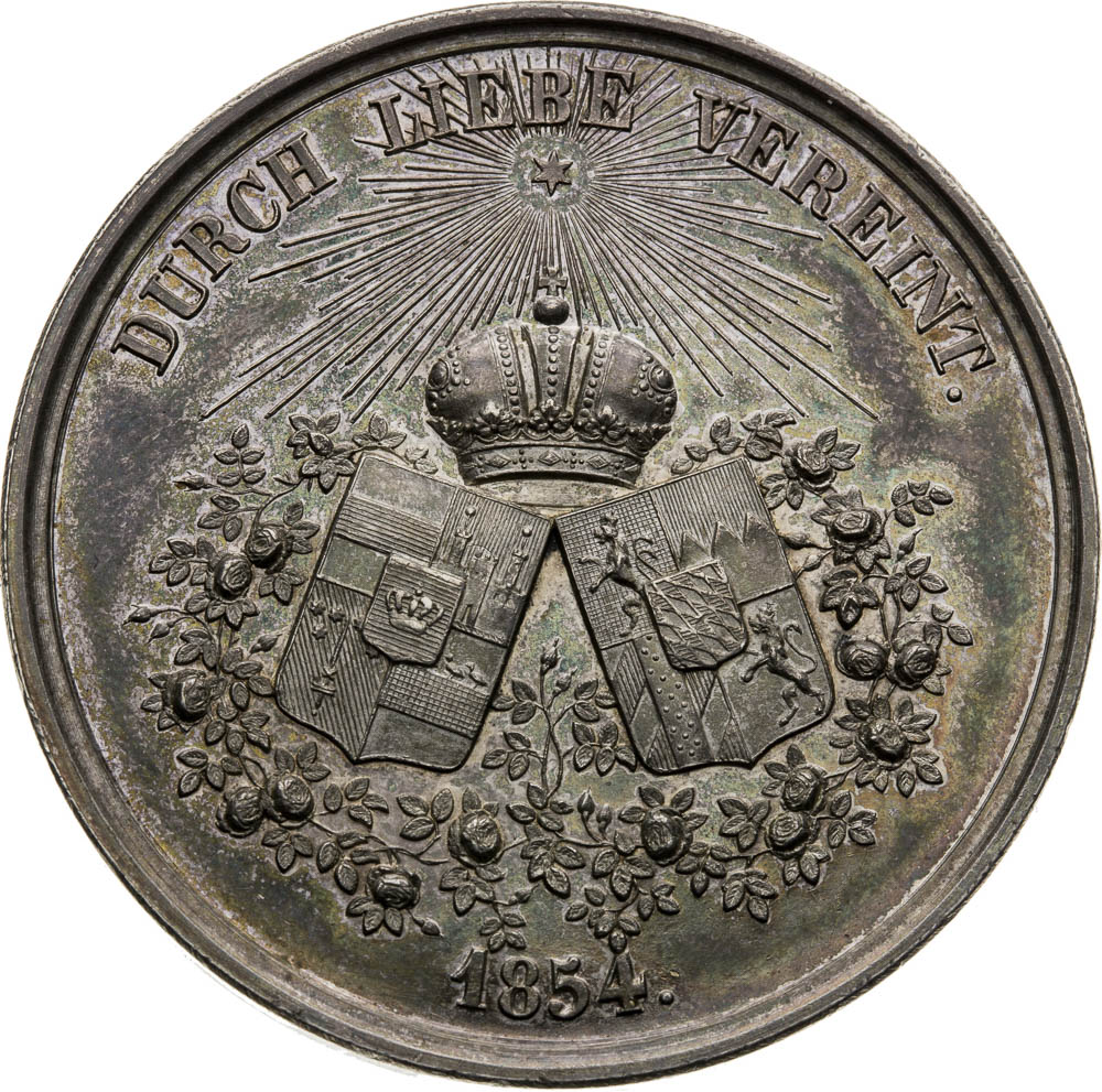 Silver Medal 1854 - back