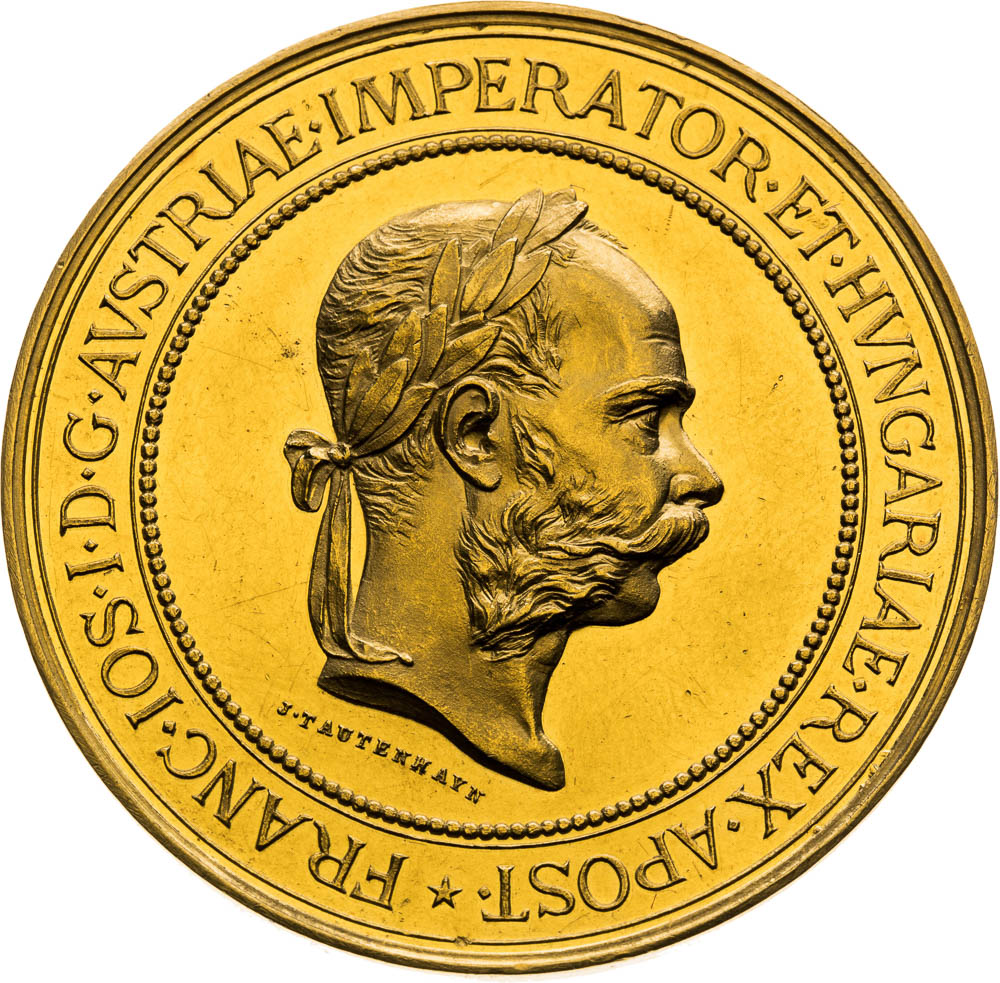 Gold Medal 1891 (10 Ducats) - front