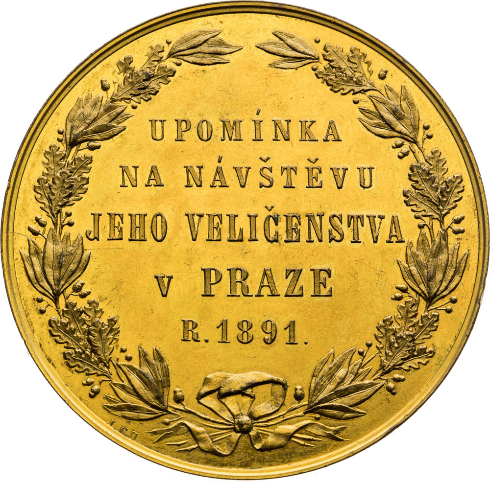 Bronze Medal 1891 - back