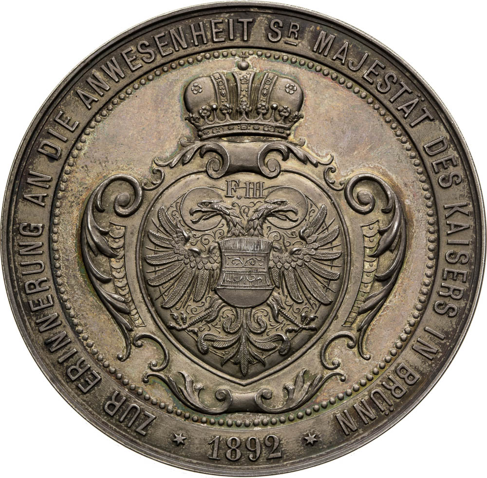 Silver Medal 1892 - back