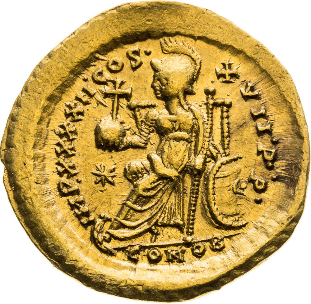 Solidus (441 - 450) - back