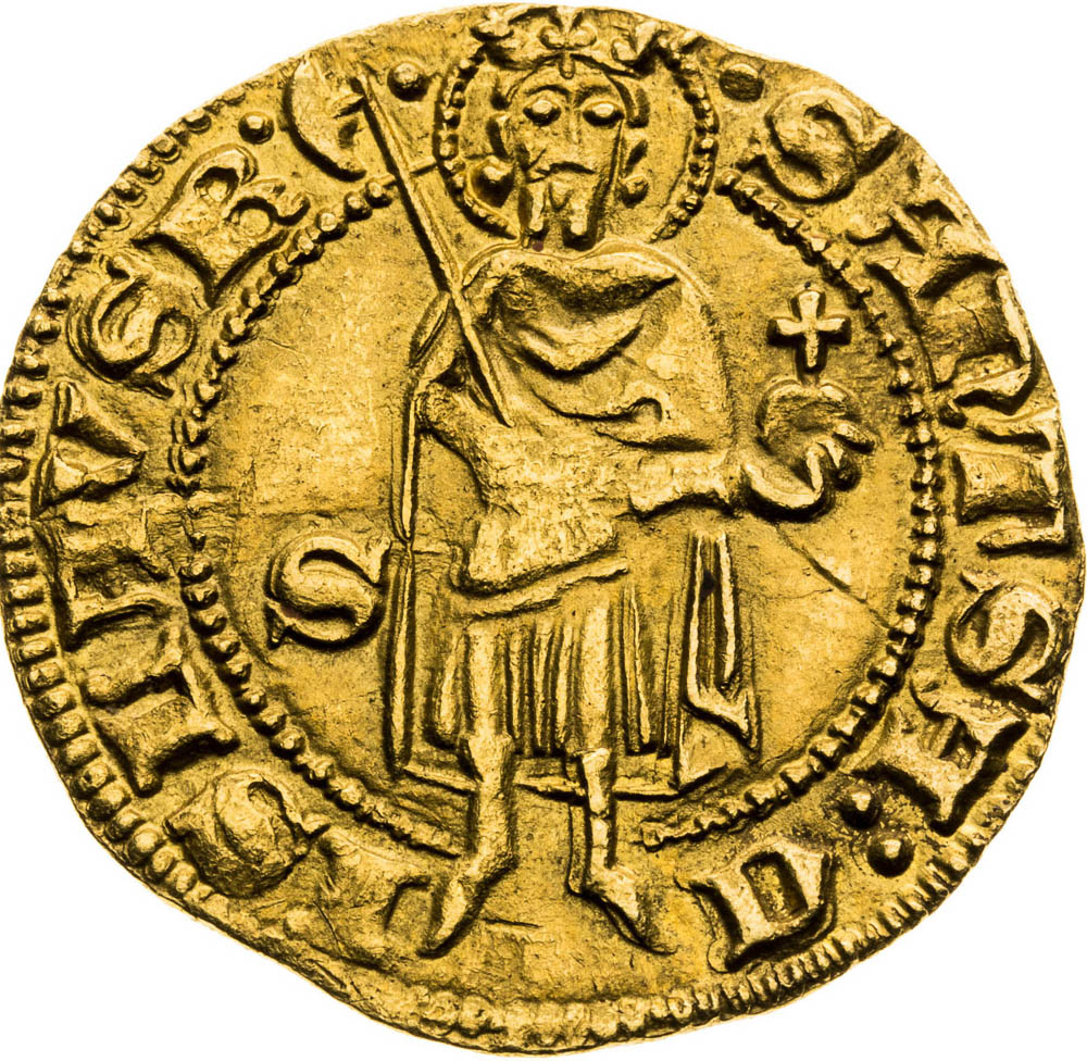 Goldgulden (1383 - 1384) - back