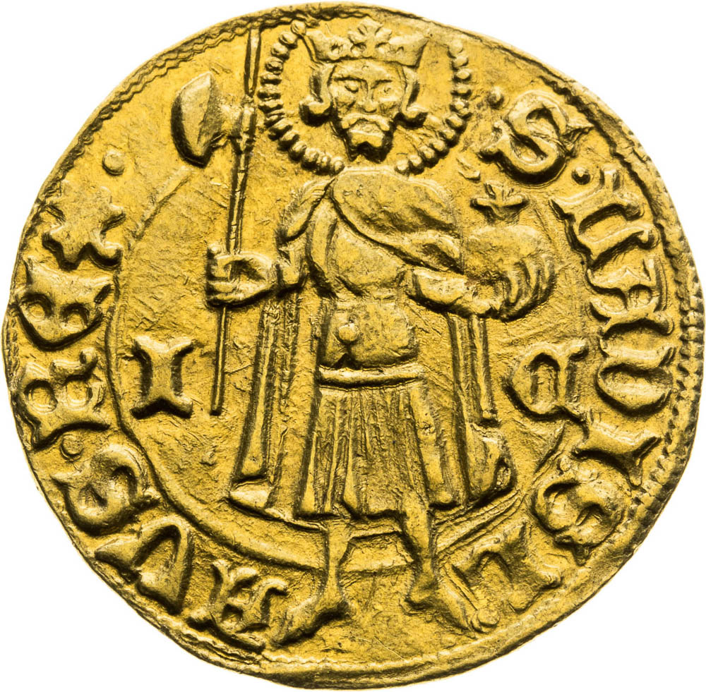 Goldgulden (before 1410) - back