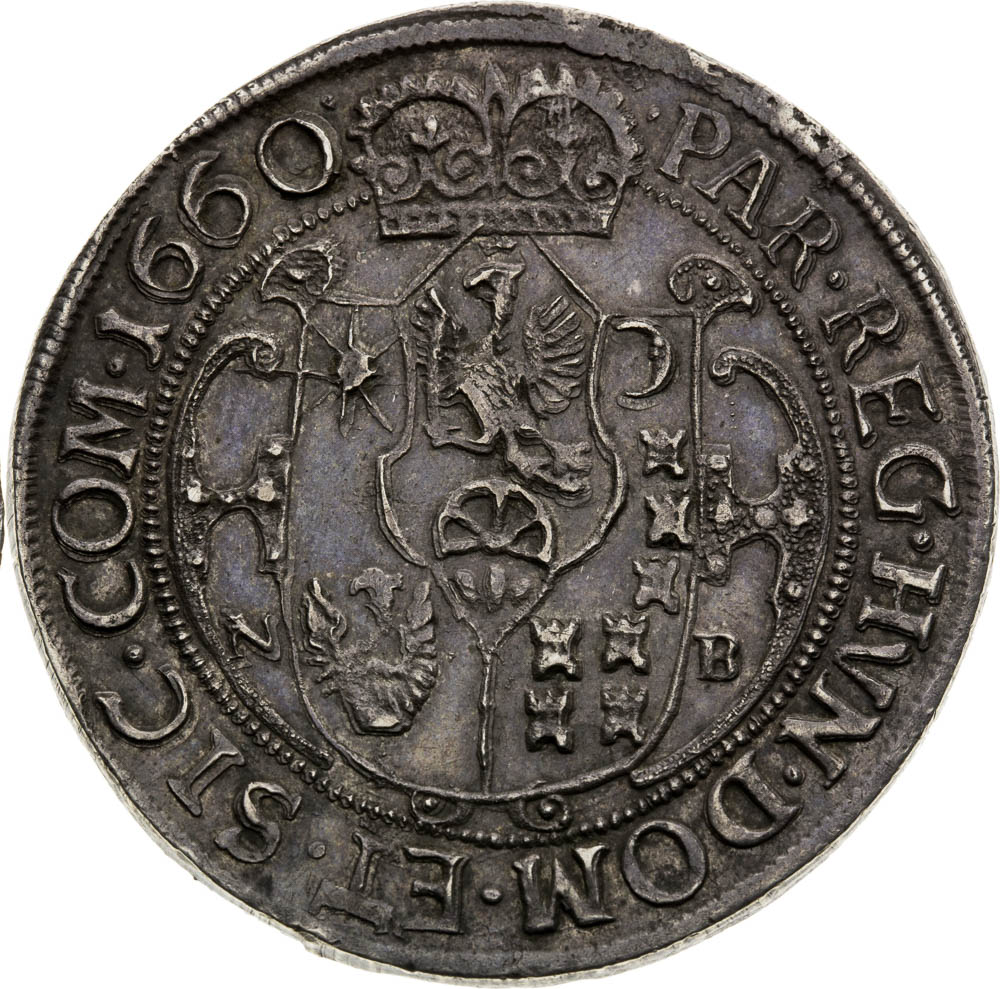 Thaler 1660 - back