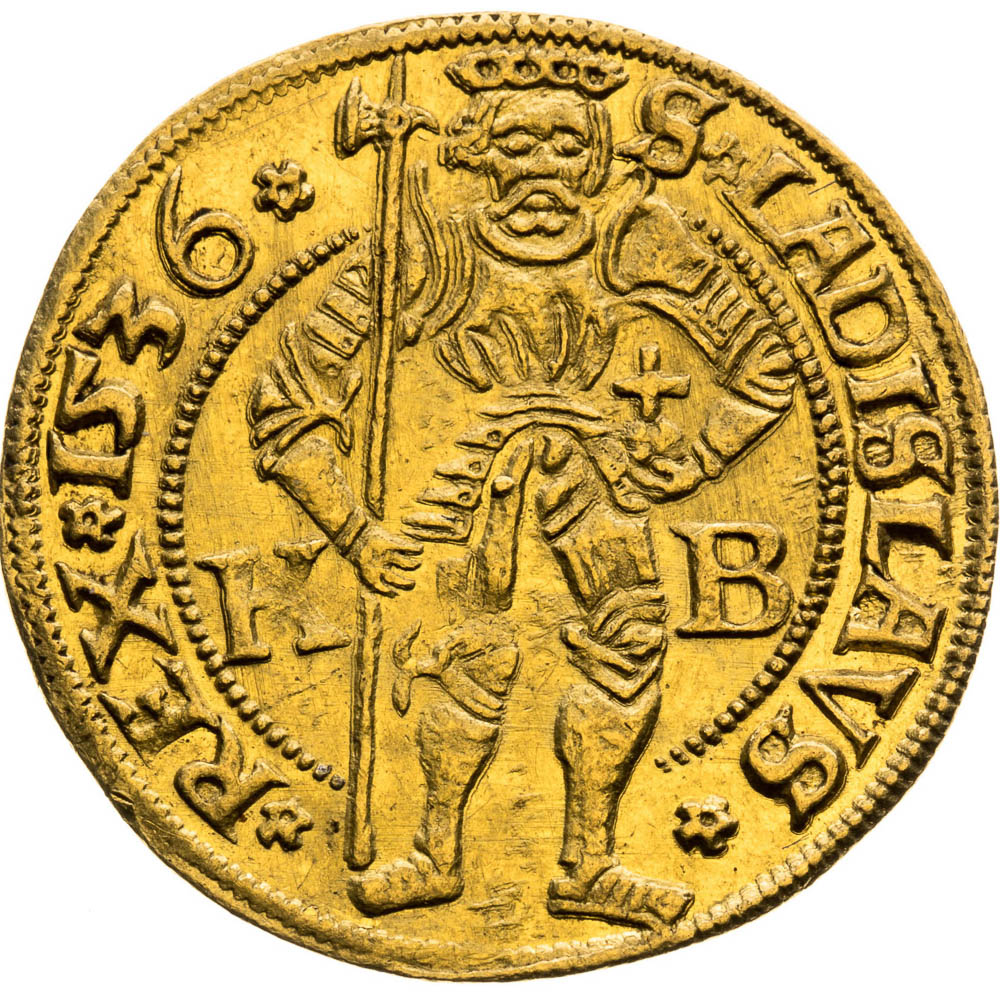 Dukát 1536 - reverz