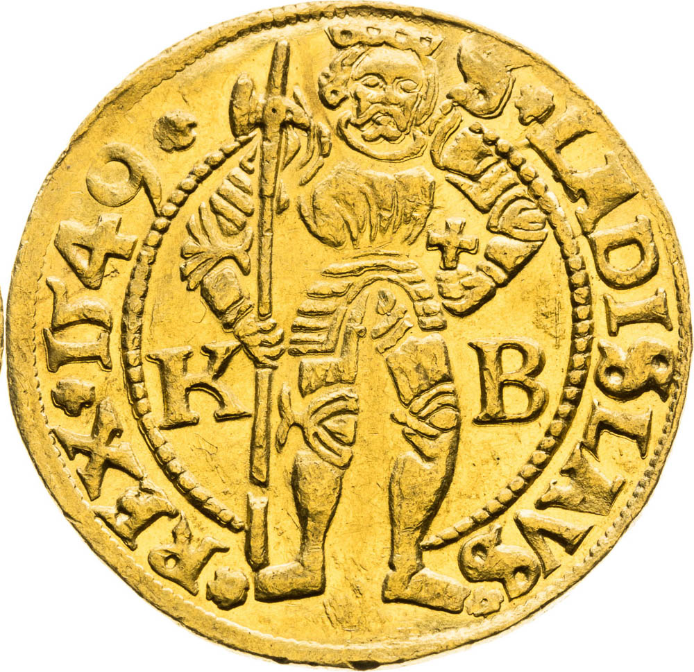 Dukát 1549 - reverz