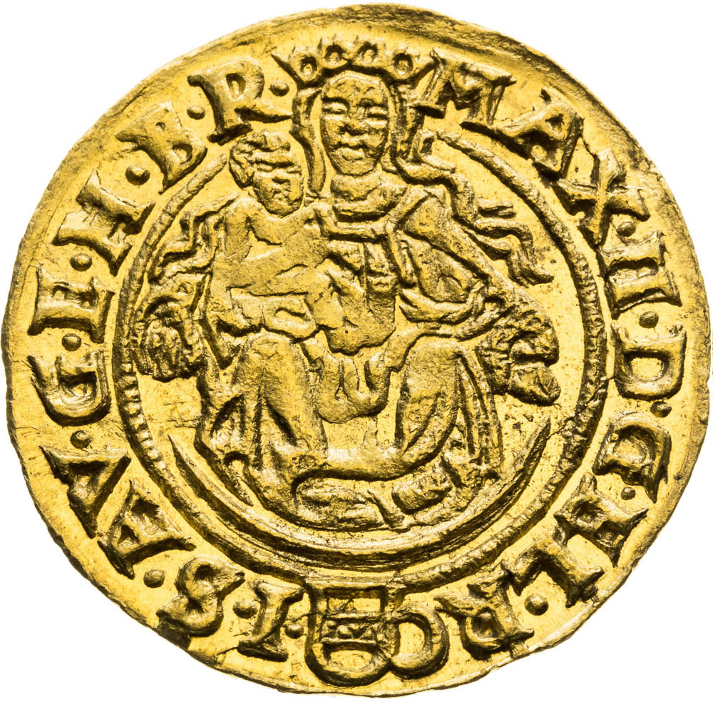 Dukát 1575 - averz